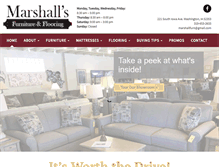 Tablet Screenshot of marshallfurniture.net